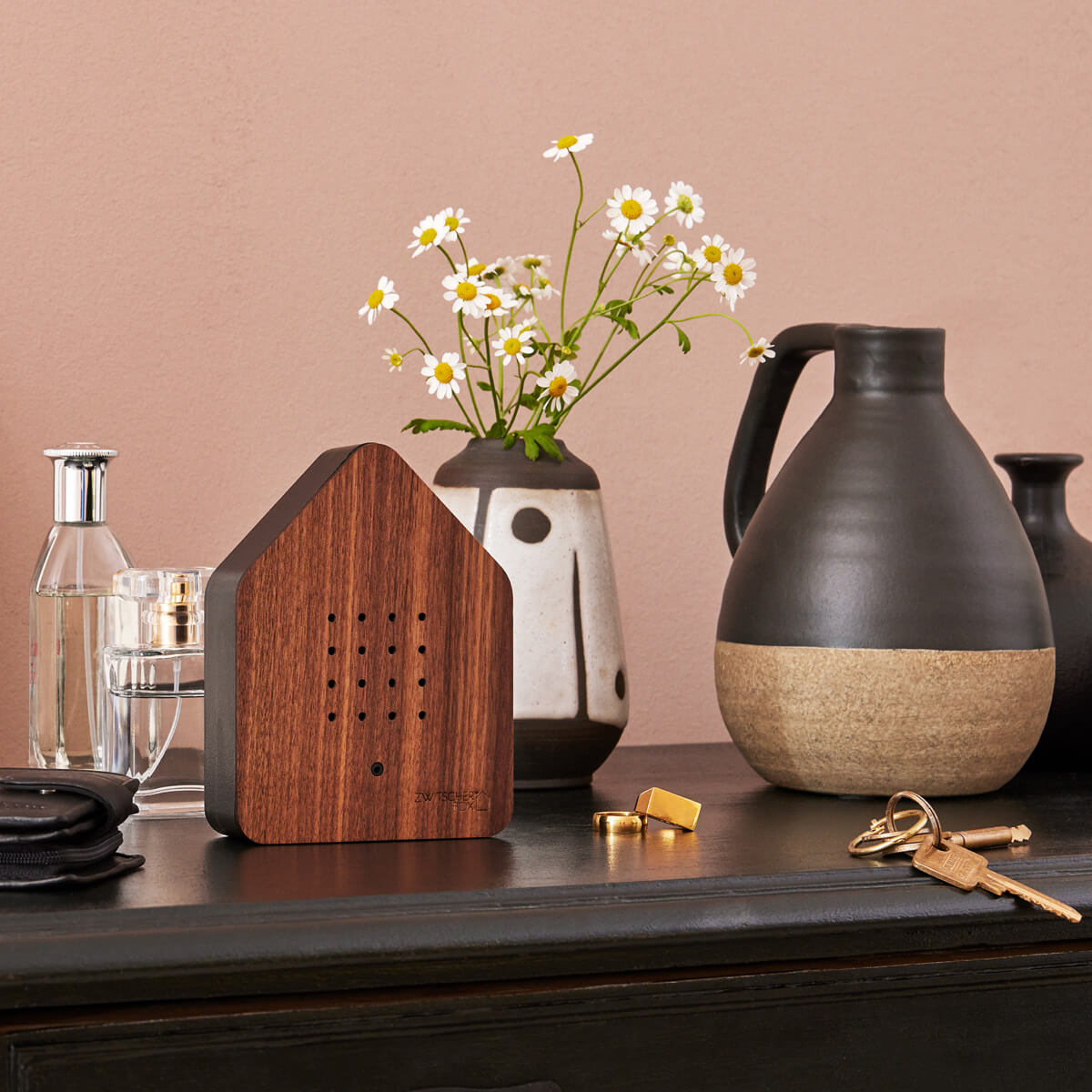 Zwitscherbox Walnut - Bird Sound Box