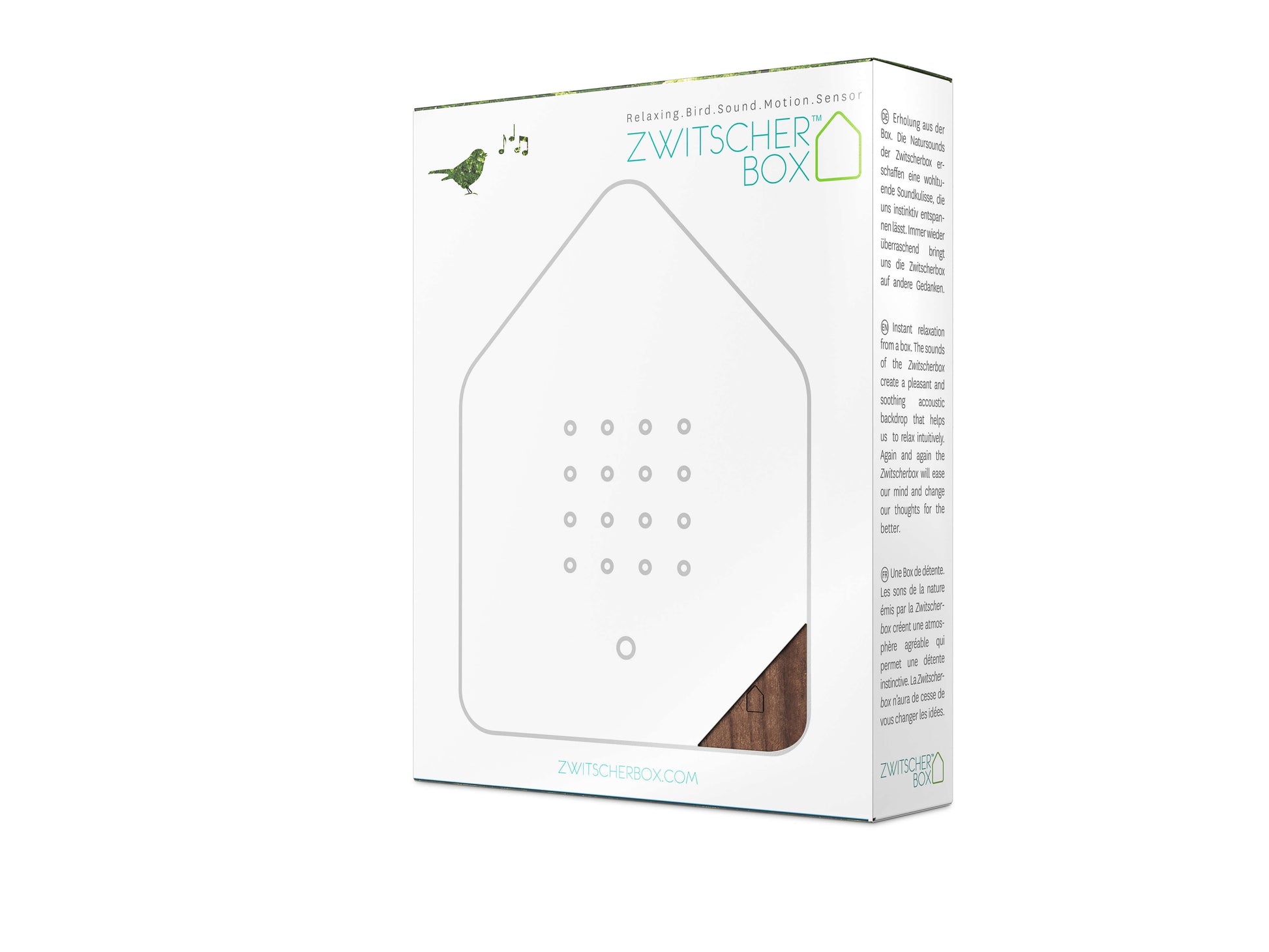 Zwitscherbox Walnut - Bird Sound Box