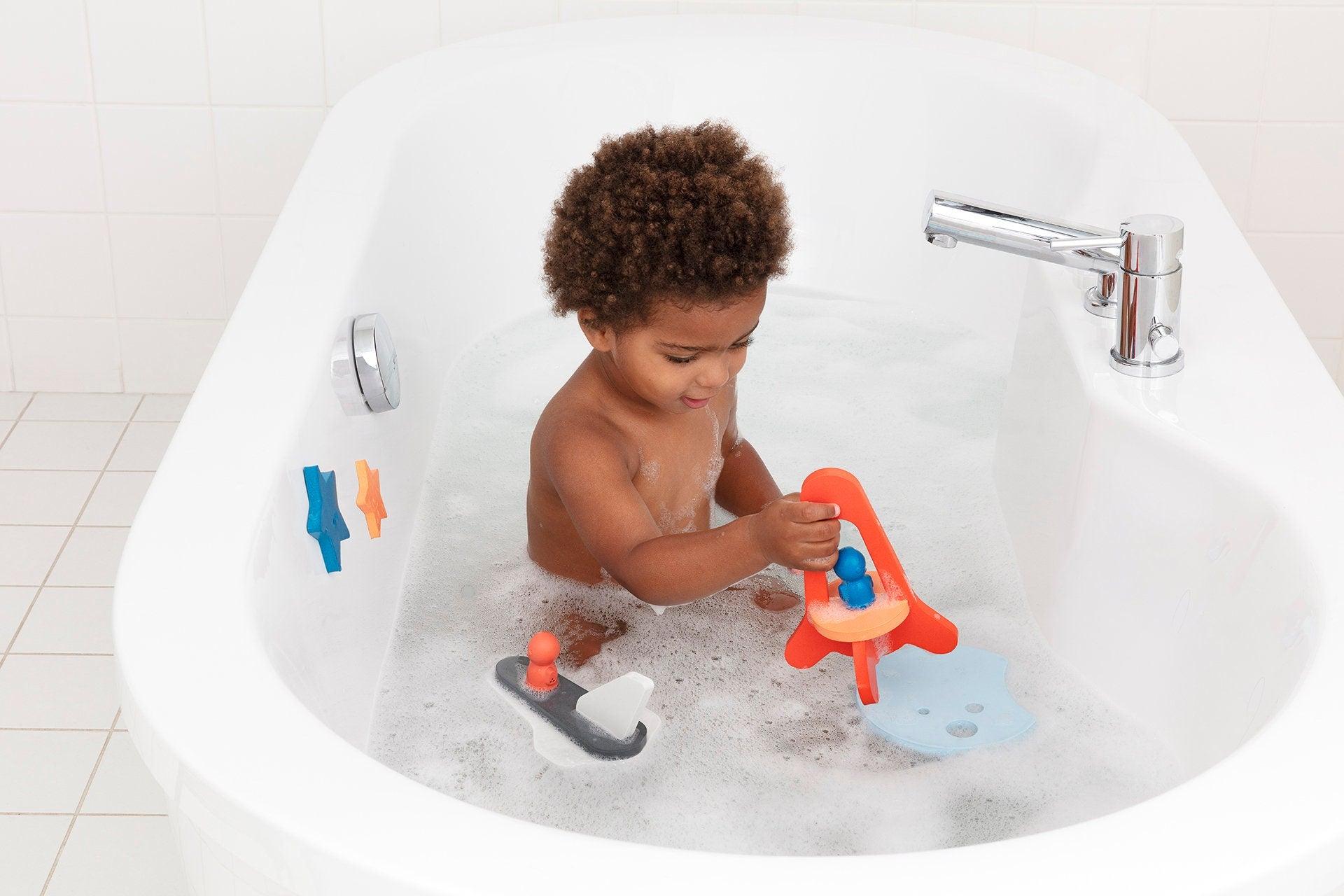 Baby Bath Toys - Rocket And Space Adventure (11 pc)