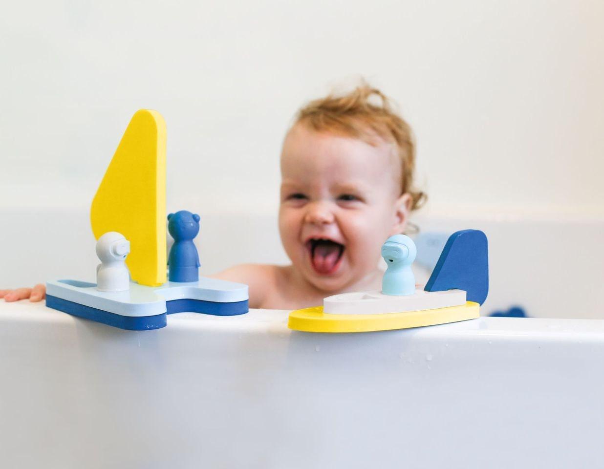 Baby Bath Toy Set - Ships & Boat Puzzles (13 Piece)