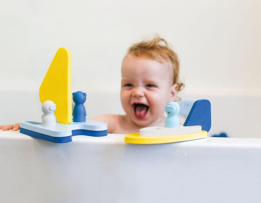 Baby Bath Toy Set - Ships & Boat Puzzles (13 Piece)