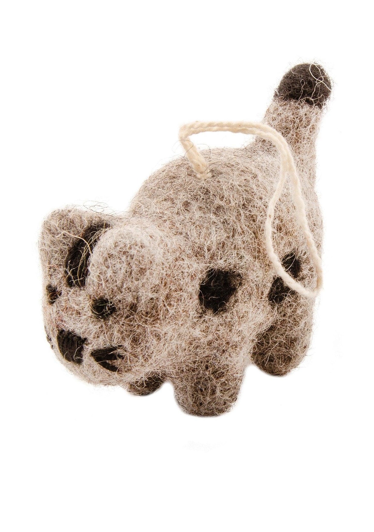 Cute Felt Cat Ornament - Christmas Tree Decoration