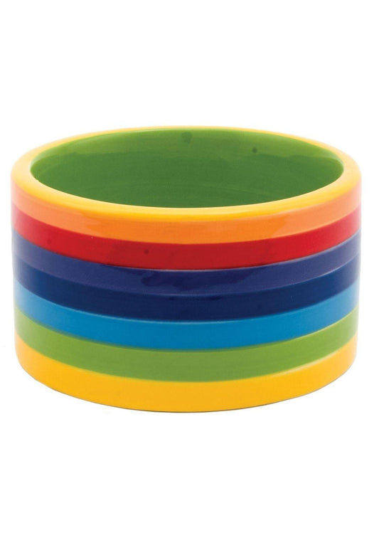 Ceramic Rainbow Dog Bowl Ethimaart 