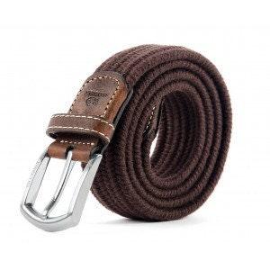 Brown Woven Mens Belt Ethimaart 