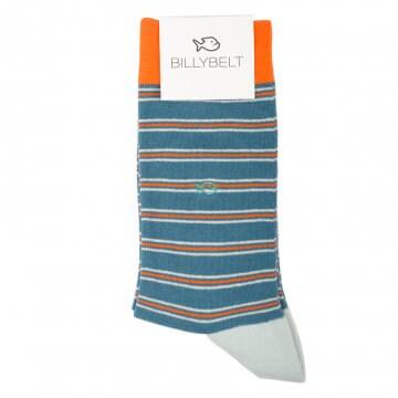 Blue Fine Stripes Socks Ethimaart 