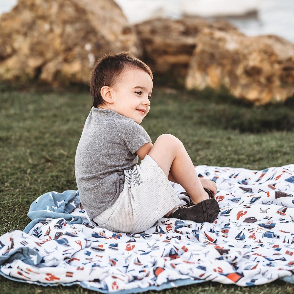 Large Snuggle Blanket - Nautical Ethimaart 