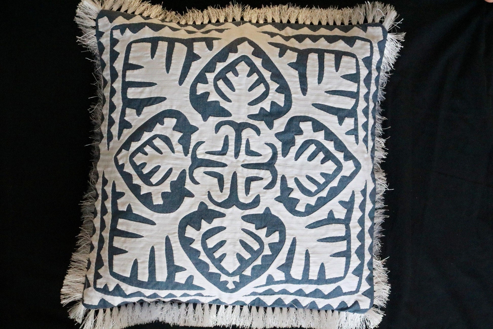 Handmade Cushion Covers With Fringes Ethimaart 