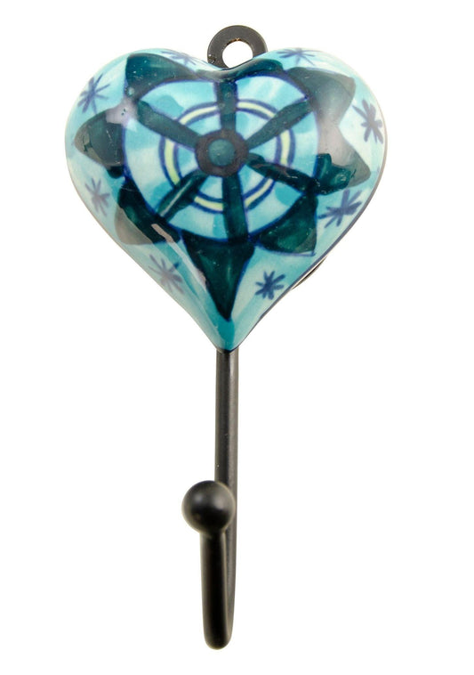 Ceramic Blue Wall Hook Ethimaart 