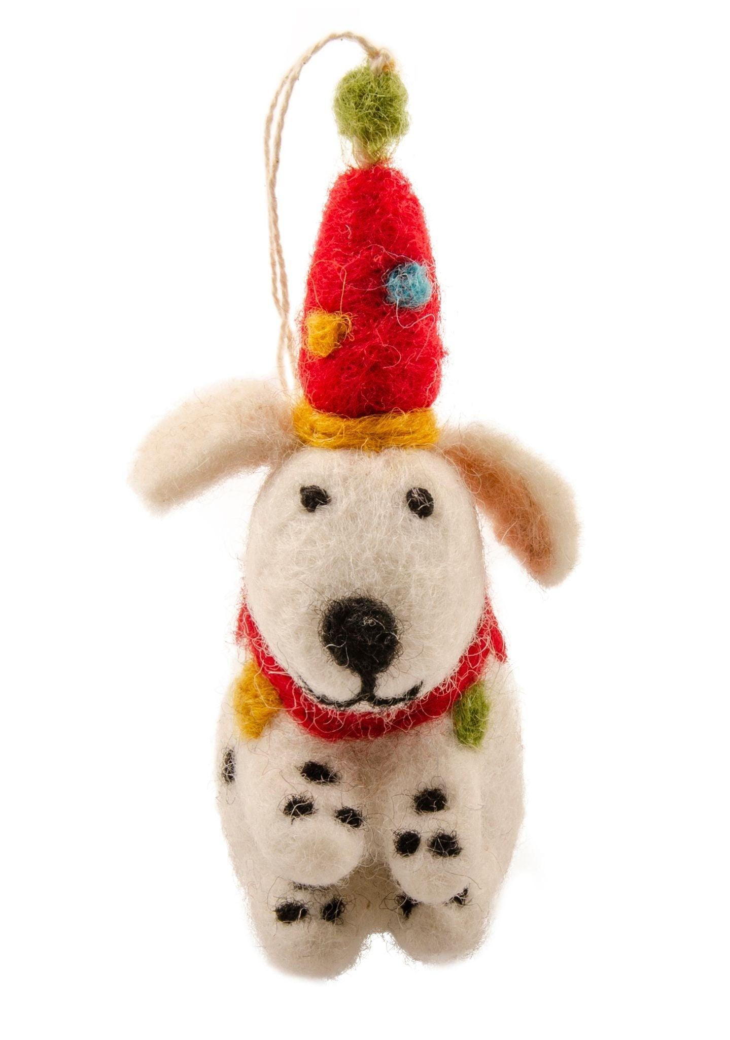 Felt Dog Ornament Ethimaart 