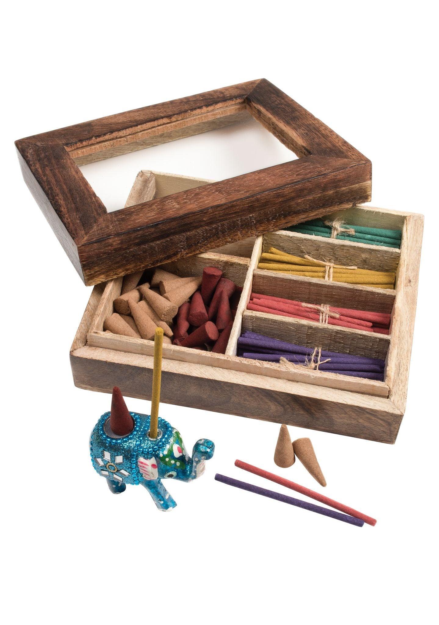 Wooden Incense Gift Box Ethimaart 