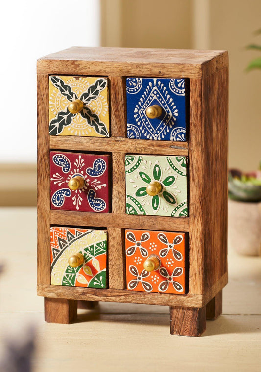 Wooden Mini Chest Of Drawers Ethimaart 