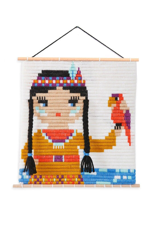 DIY Doll Wall Art- Needlepoint Craft Kit - Ethimaart 