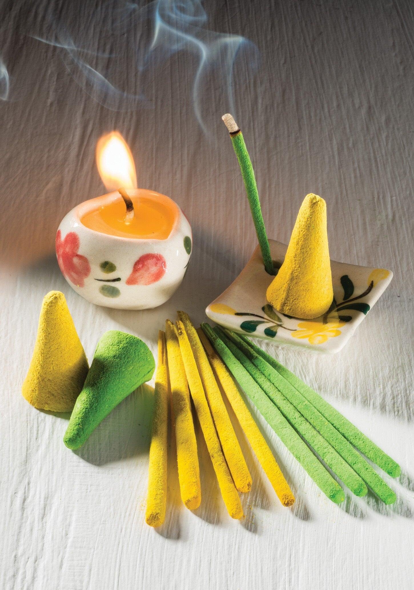 Set Of 2 Mini Incense Gift Sets - Ethimaart 