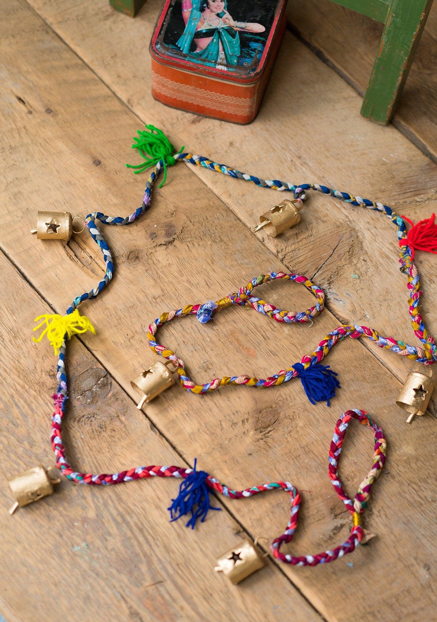 Braided Garland With Bells - Ethimaart 