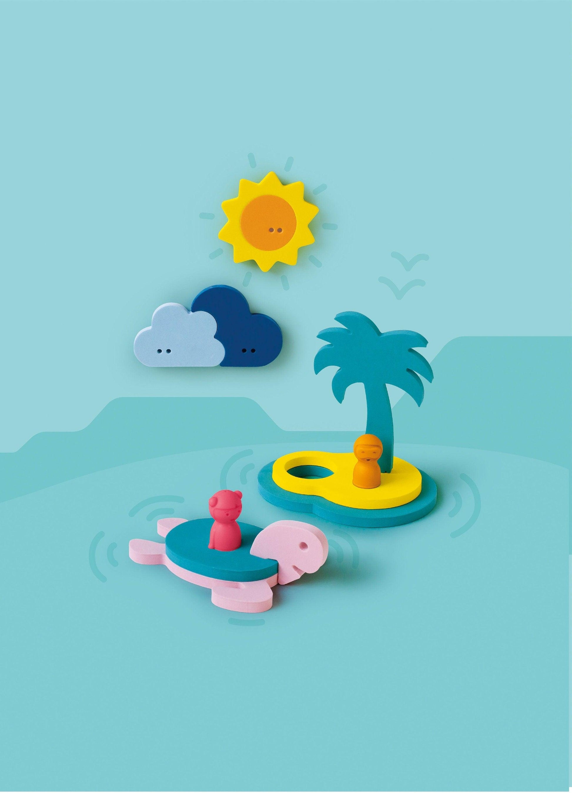 Treasure Island Bath Toy Set -  Baby And Toddlers (12 pc)